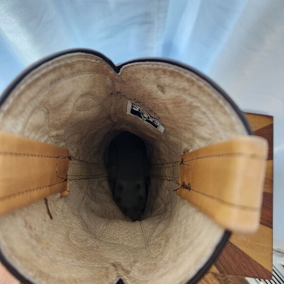 Vintage Frye Tan Leather Western Boots - Picture 12 of 15